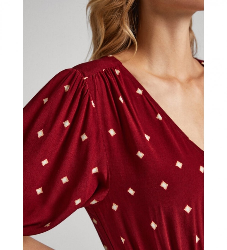 Vestido vermelho Gunila da Pepe Jeans