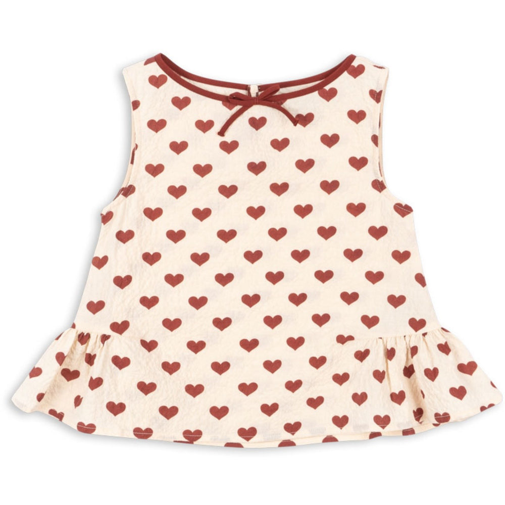 Køb Konges Sløjd Amour Rouge Ava Top GOTS