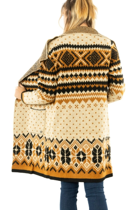 gilets cardigans bsb 044-215004 safron