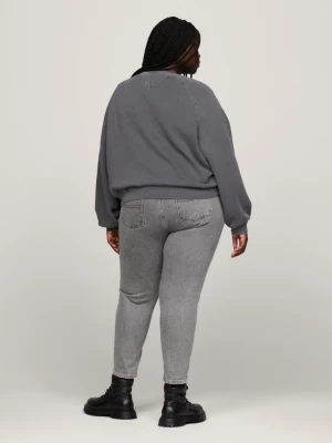 Moletom Relaxed com Estampa de Leopardo e Logo Curve