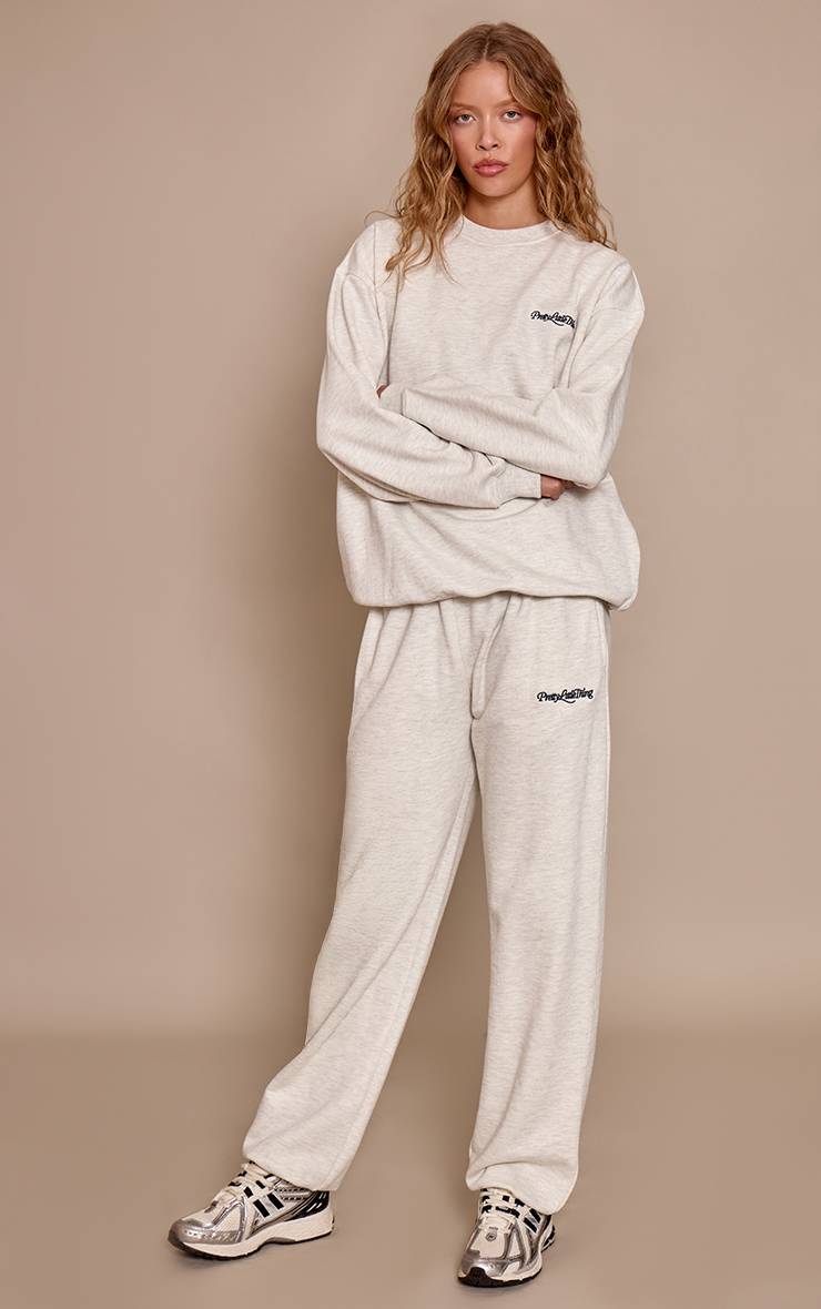 Gris Cendré Jogging À Revers En Molleton De Coton Épais 440 G/m²