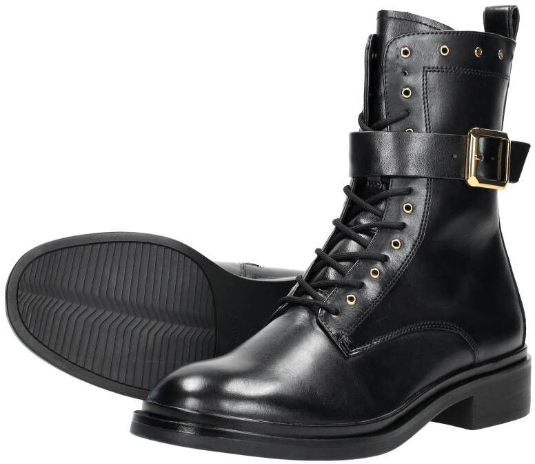 Tamaris Veterschoenen Hoog zwart