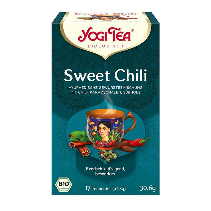 Yogi Tea Sweet Chili Bio, 17X1.8 g