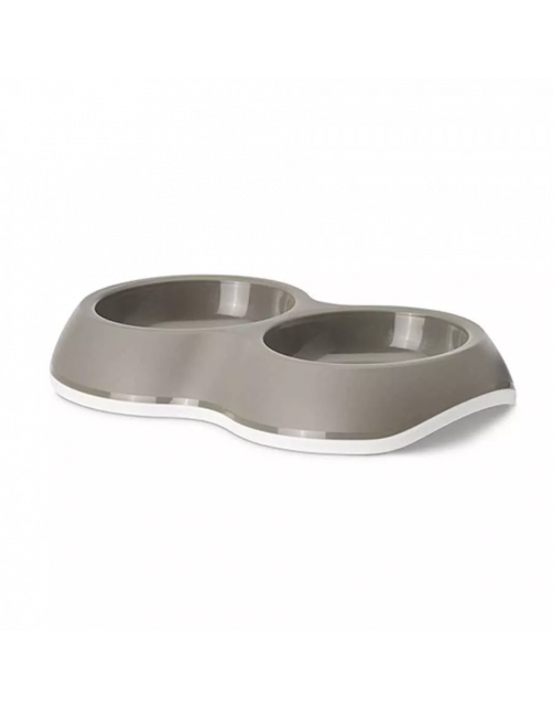 Savic Voerbak Delice Double - Hondenvoerbak - 26x16x4 cm Assorti Geschikt Voor Honden En Katten