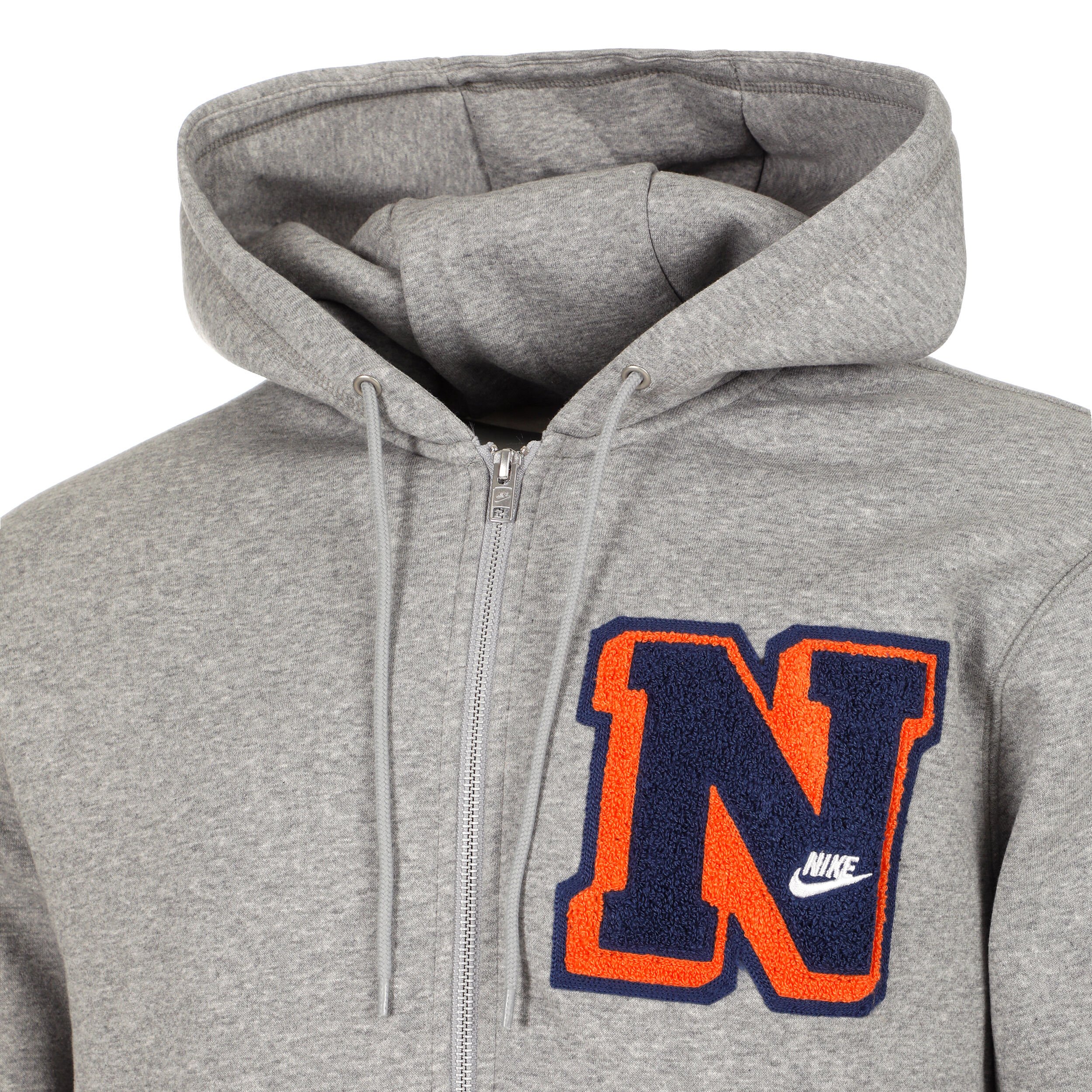 Nike Club Full Zip Gilet En Coton Hommes - Gris