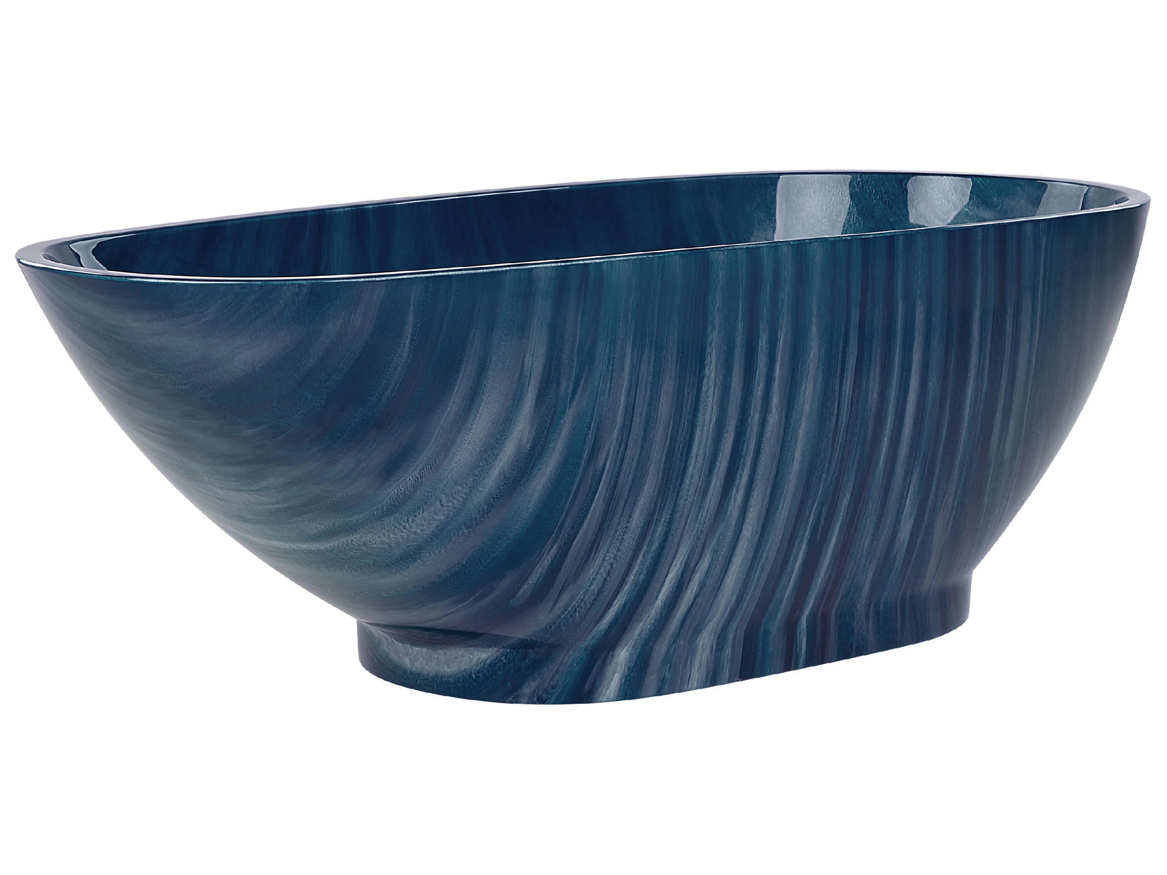 Vrijstaand bad RIOJA 170 x 80 cm Marineblauw