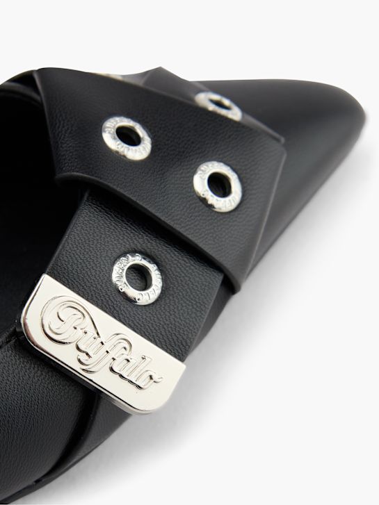 Buffalo Slingpumps Schwarz