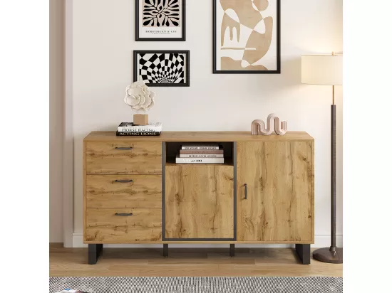 Armoires de rangement, buffets, commodes avec tiroirs et portes, design color block