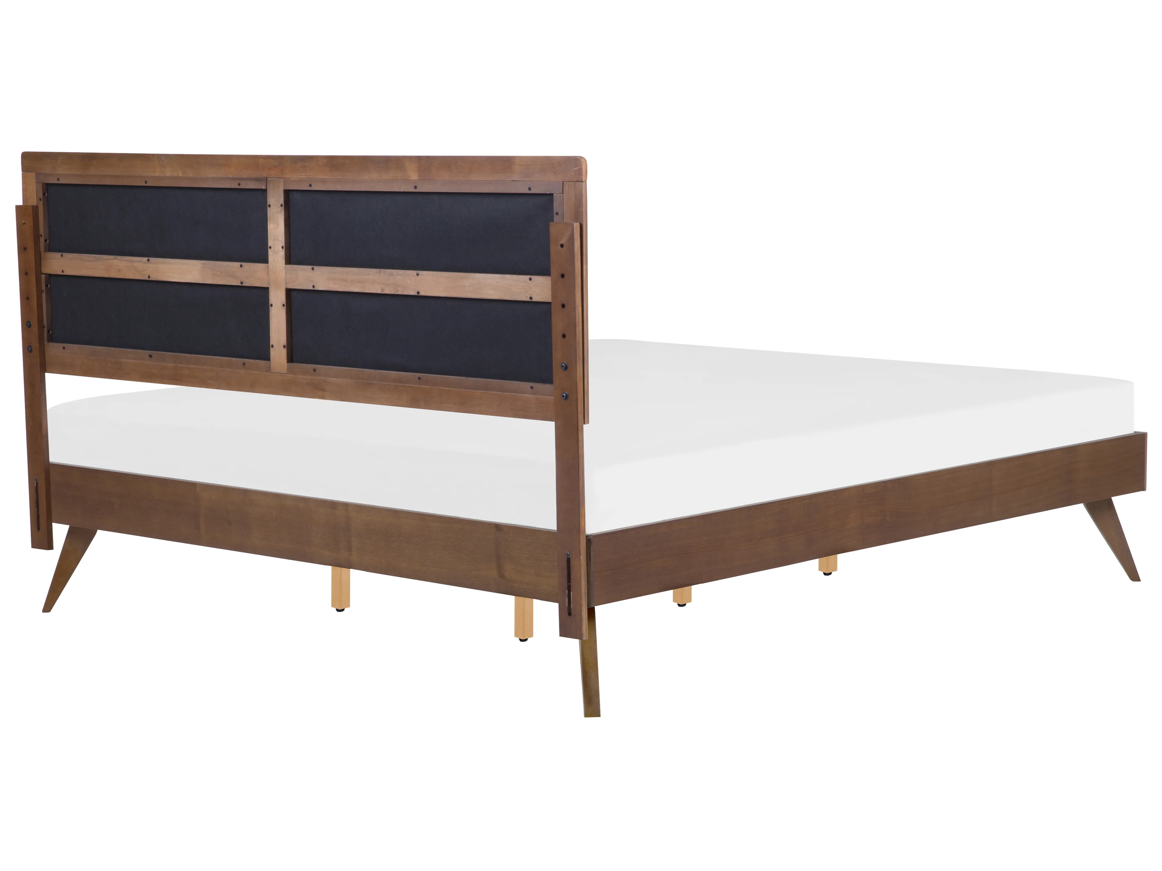 Bed POISSY 180 x 200 cm Donker essenhout