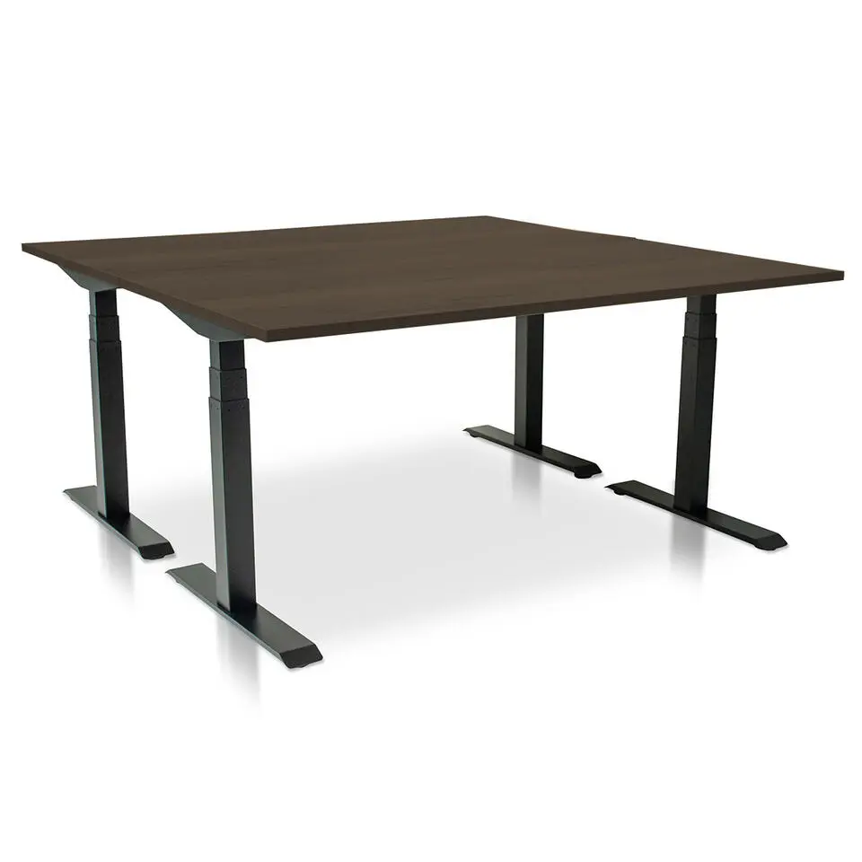 MRC PRO elektrisch ARBO zit-sta bureau - 180x80 cm - bruin eiken