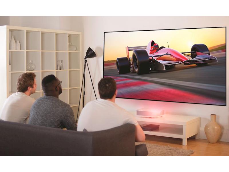 Optoma Rahmenleinwand ALR101 221.4x124.5 cm 16:9 Hochkontrastleinwand für UST Beamer