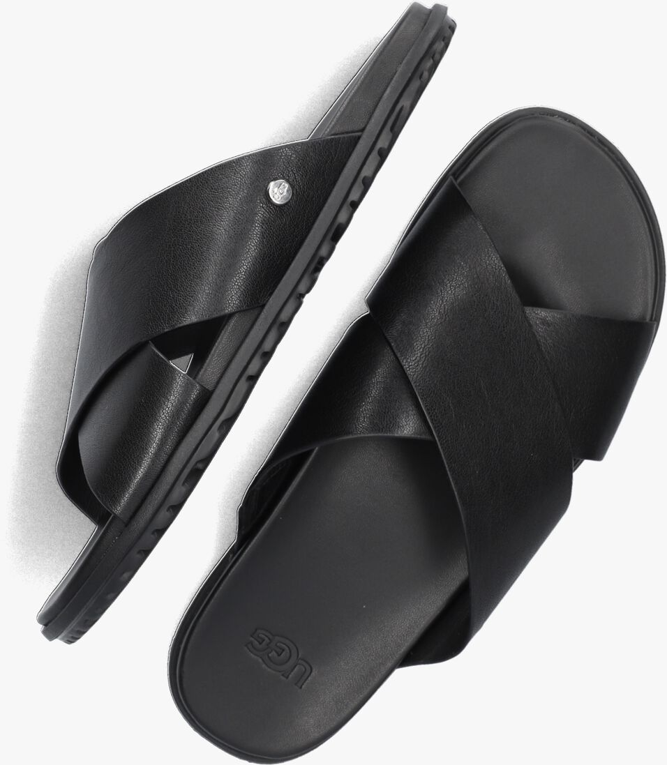 UGG zwarte ugg slippers w solivan crossband