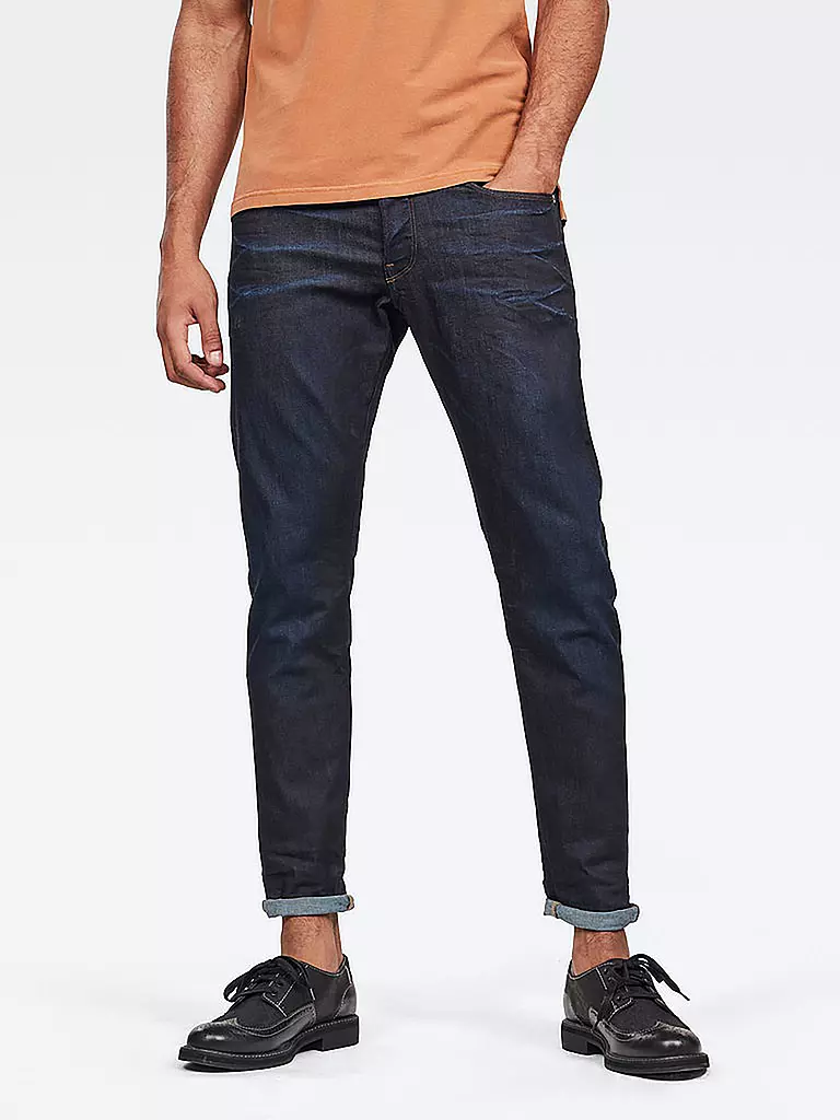 G-STAR RAW Jeans Tapered Fit 3301 dunkelblau