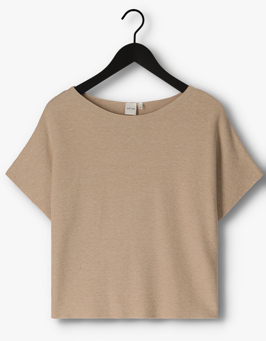 KNIT-TED zand knit-ted trui eva