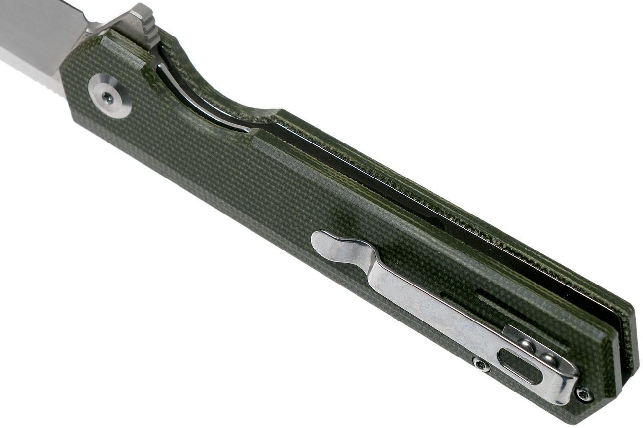 Fox Revolver Black Fox BF-740OD Green Canvas Micarta zakmes