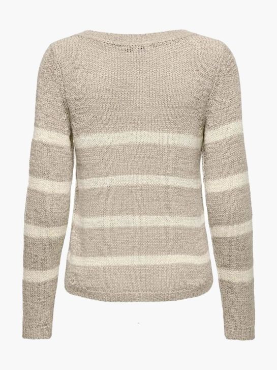 ONLY Strickpullover Taupe
