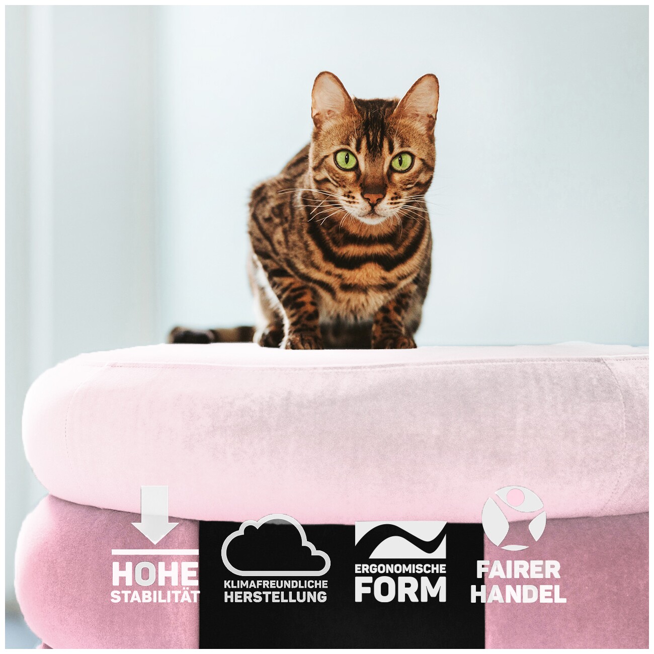 Canadian Cat Company Katzenhöhle Choupette rosa