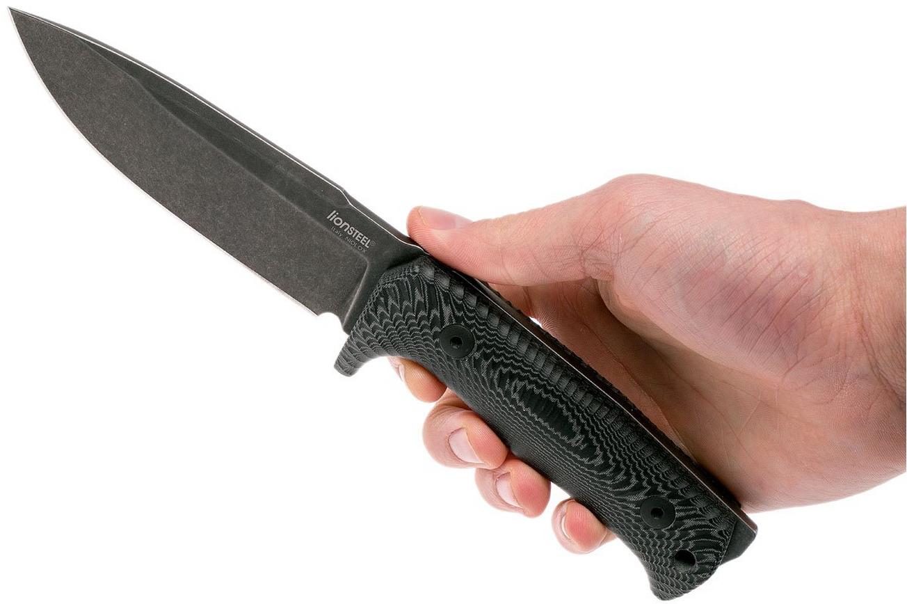 LionSteel T5, Black vaststaand mes