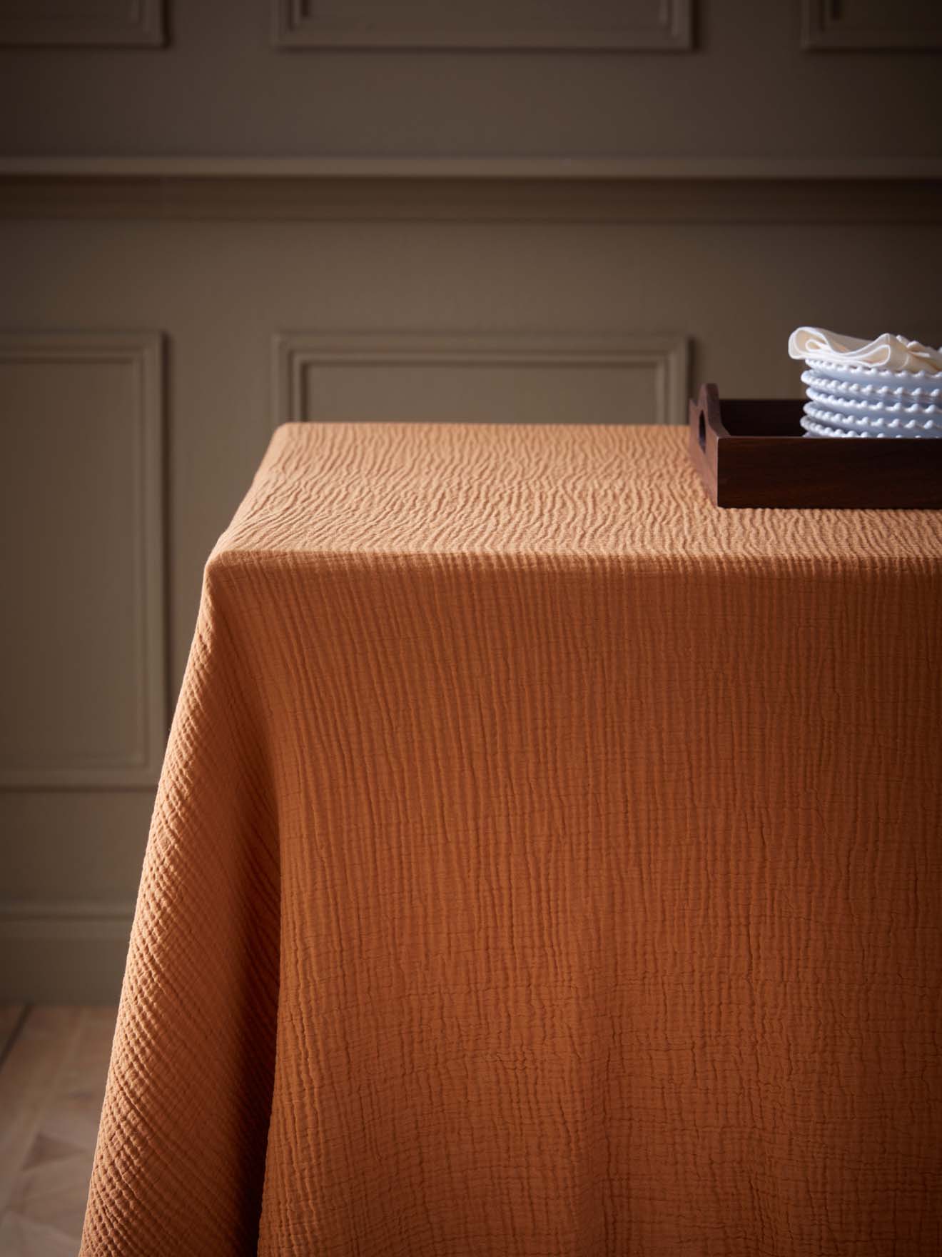 Nappe ou rideau gaze de coton