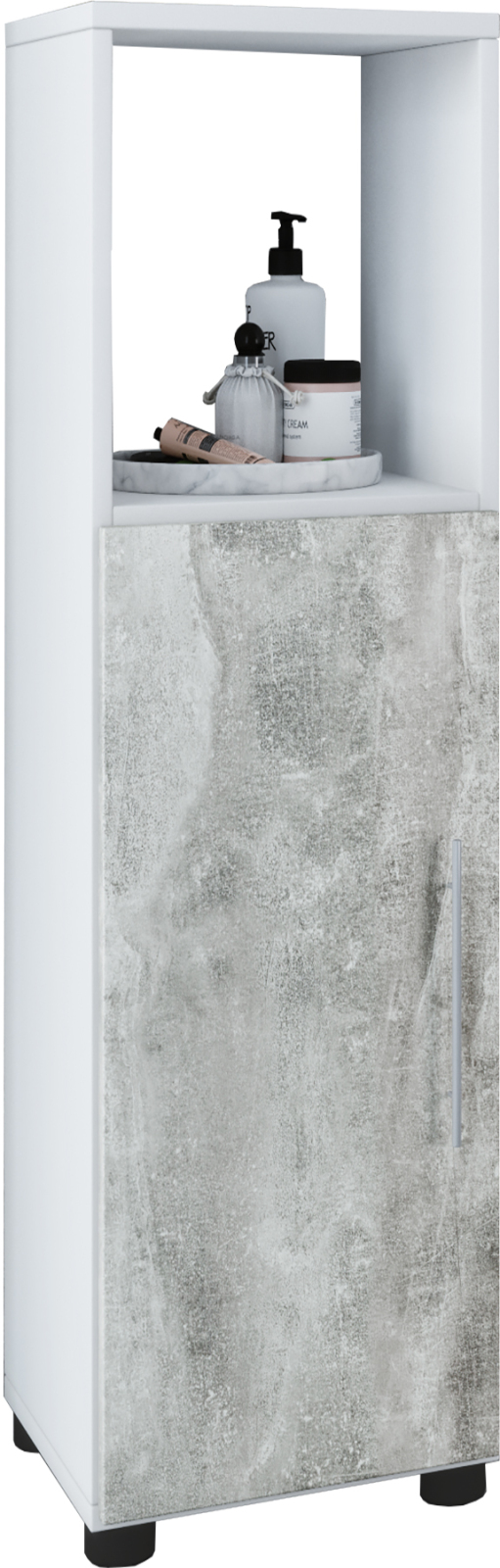 Midischrank FLANDU - Beton-Optik - 31 cm