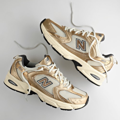 Baskets 530 MR530LG Turtledove Gold Metallic