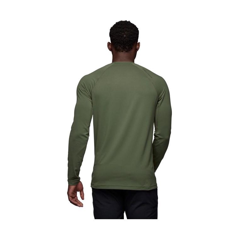 Black Diamond Alpenglow Crew LS Shirt Men Tundra