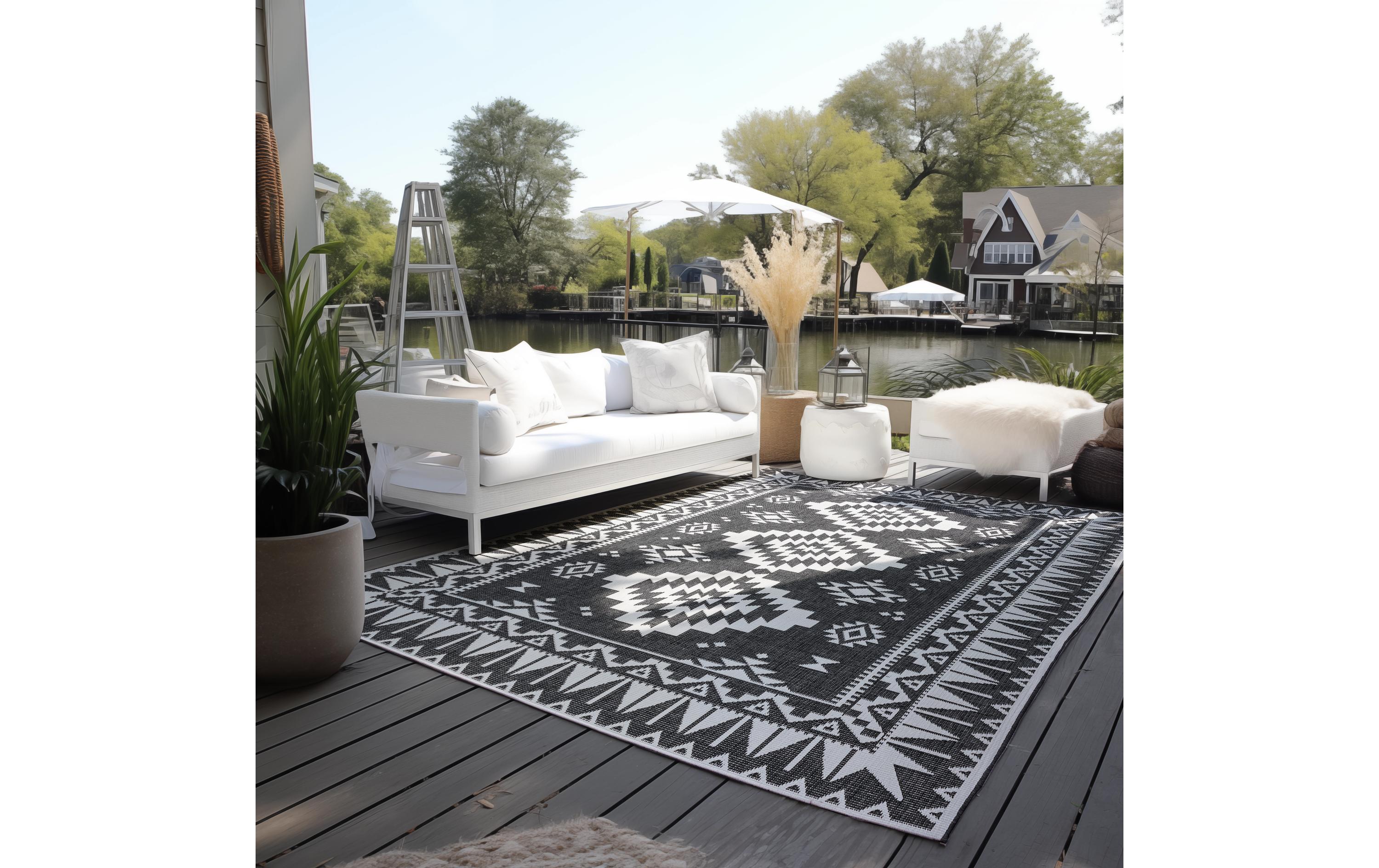 Teppich Dynamic 120 x 170 cm, BlackDesignteppich
