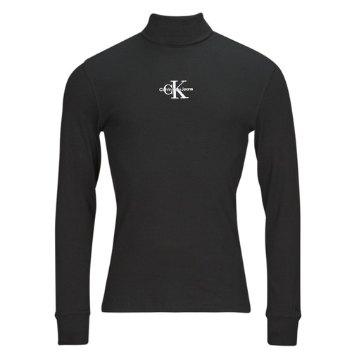 Calvin Klein Jeans - FREEFIT ROLL NECK LS - Noir