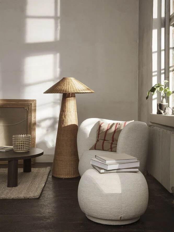 ferm LIVING Dou Floor Lamp Natural