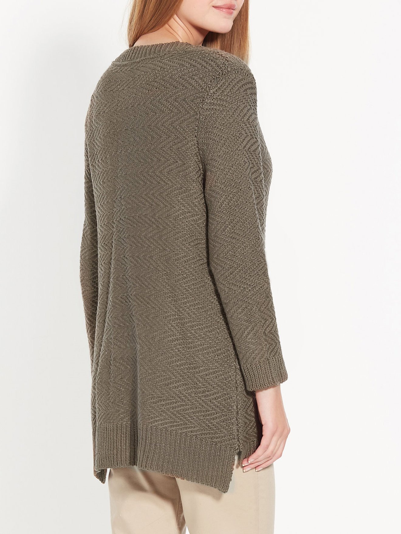 Gilet en maille ruban