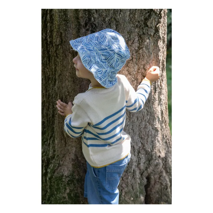 Zhoe & Tobiah Bob Feuilles | Bleu indigo