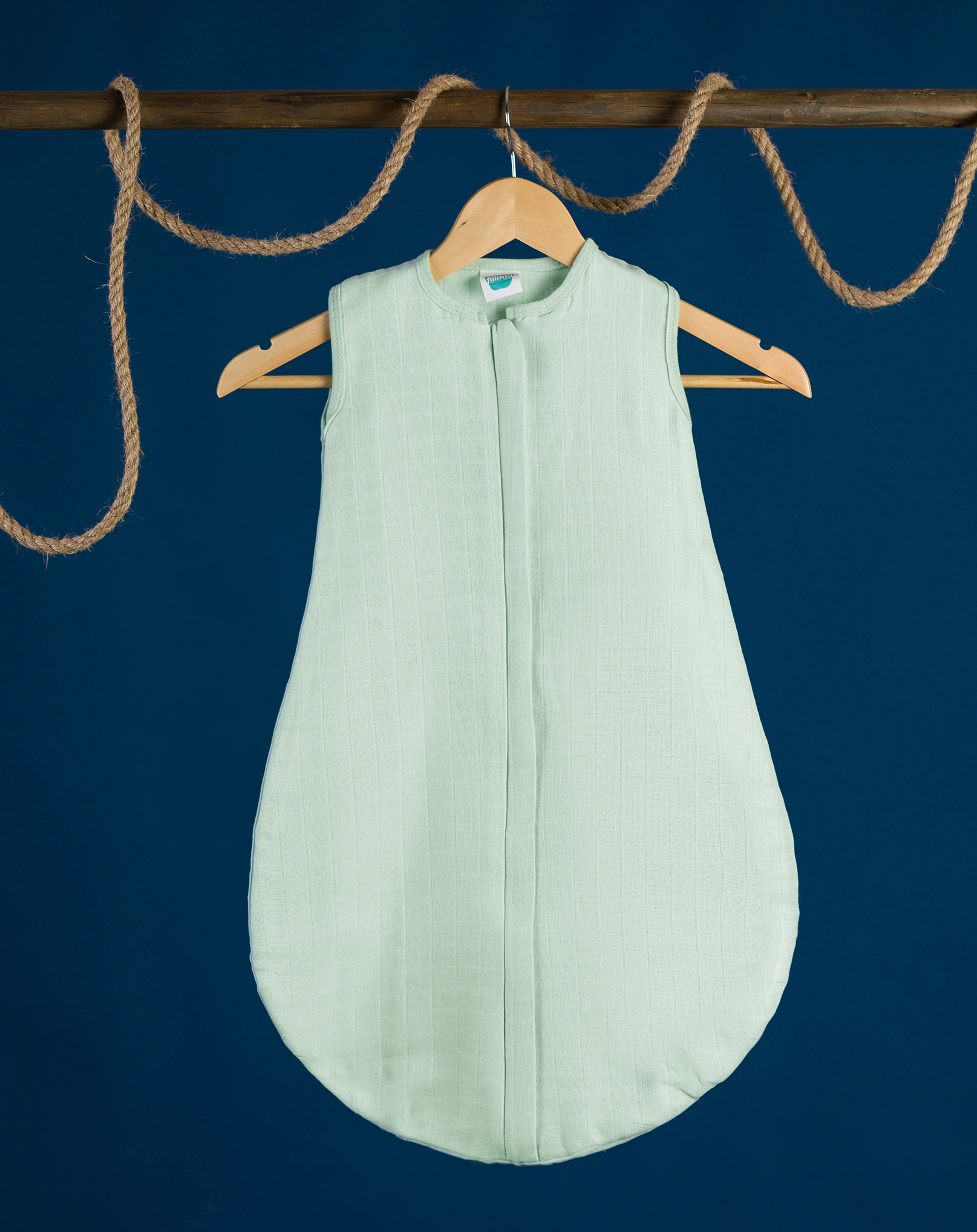Mull-Schlafsack SOFT in verde