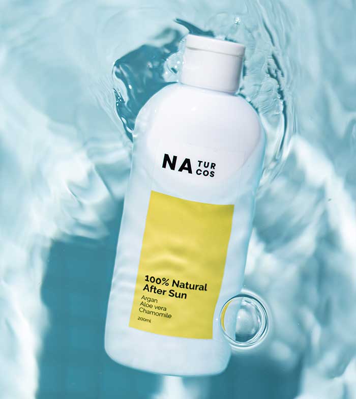 Naturcos - Loção After sun 100% natural - Argan, aloe vera, camomila