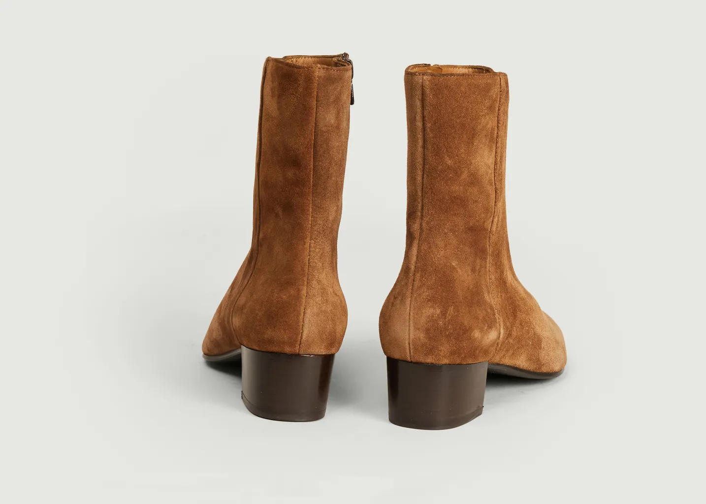 Boots en cuir suédé Michèle Anne Thomas Chaussures