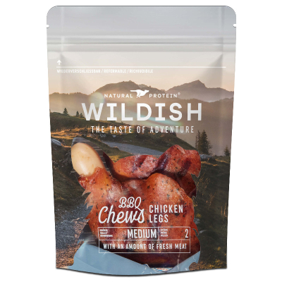 Wildish Dog BBQ Chews Chicken Legs M 2Stk.