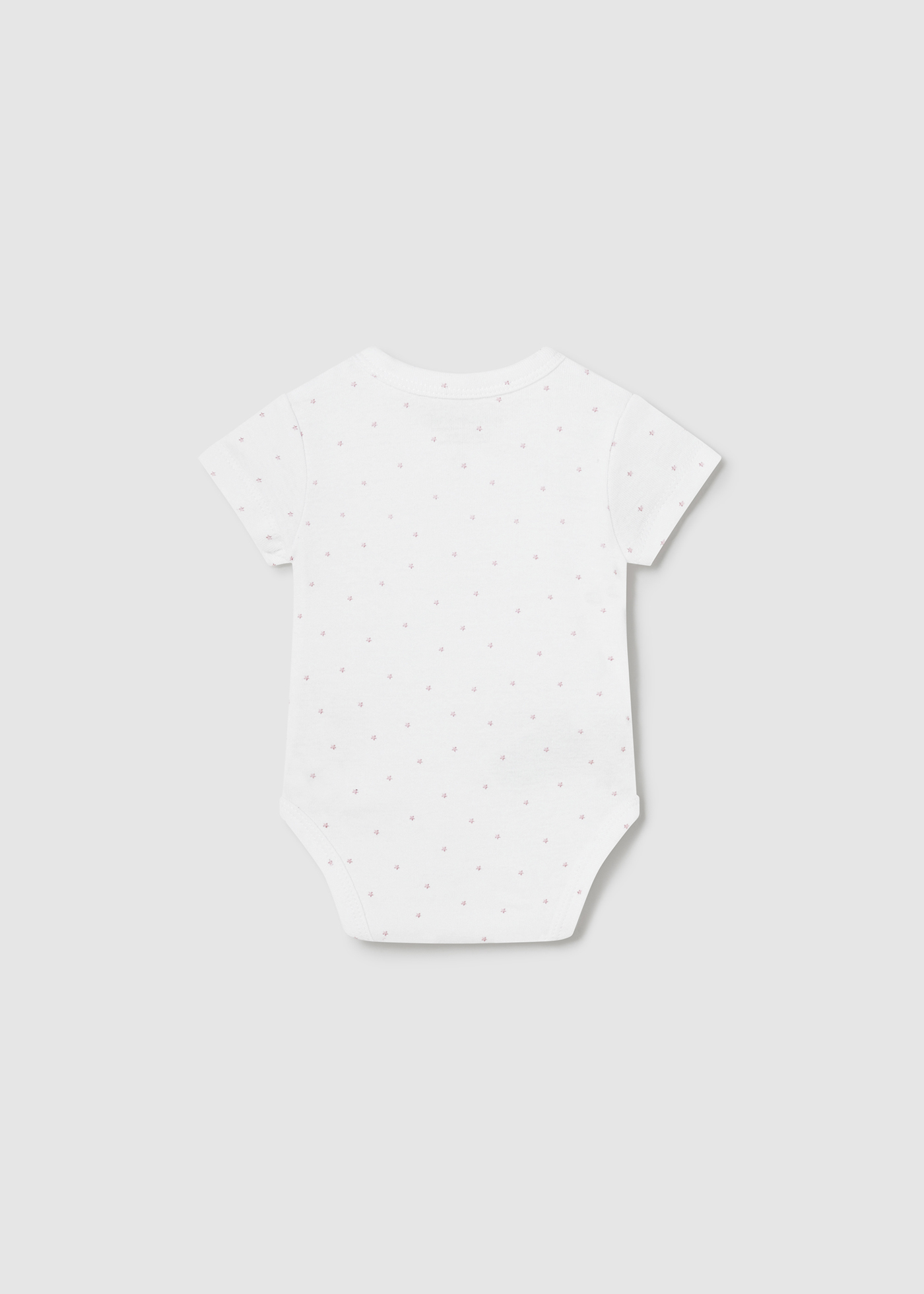 Corpo de Bebê Better Cotton Recém-Nascido Branco-Rosa