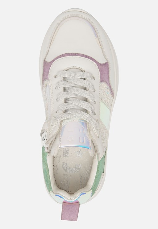 Muyters Runner Sneakers wit Leer