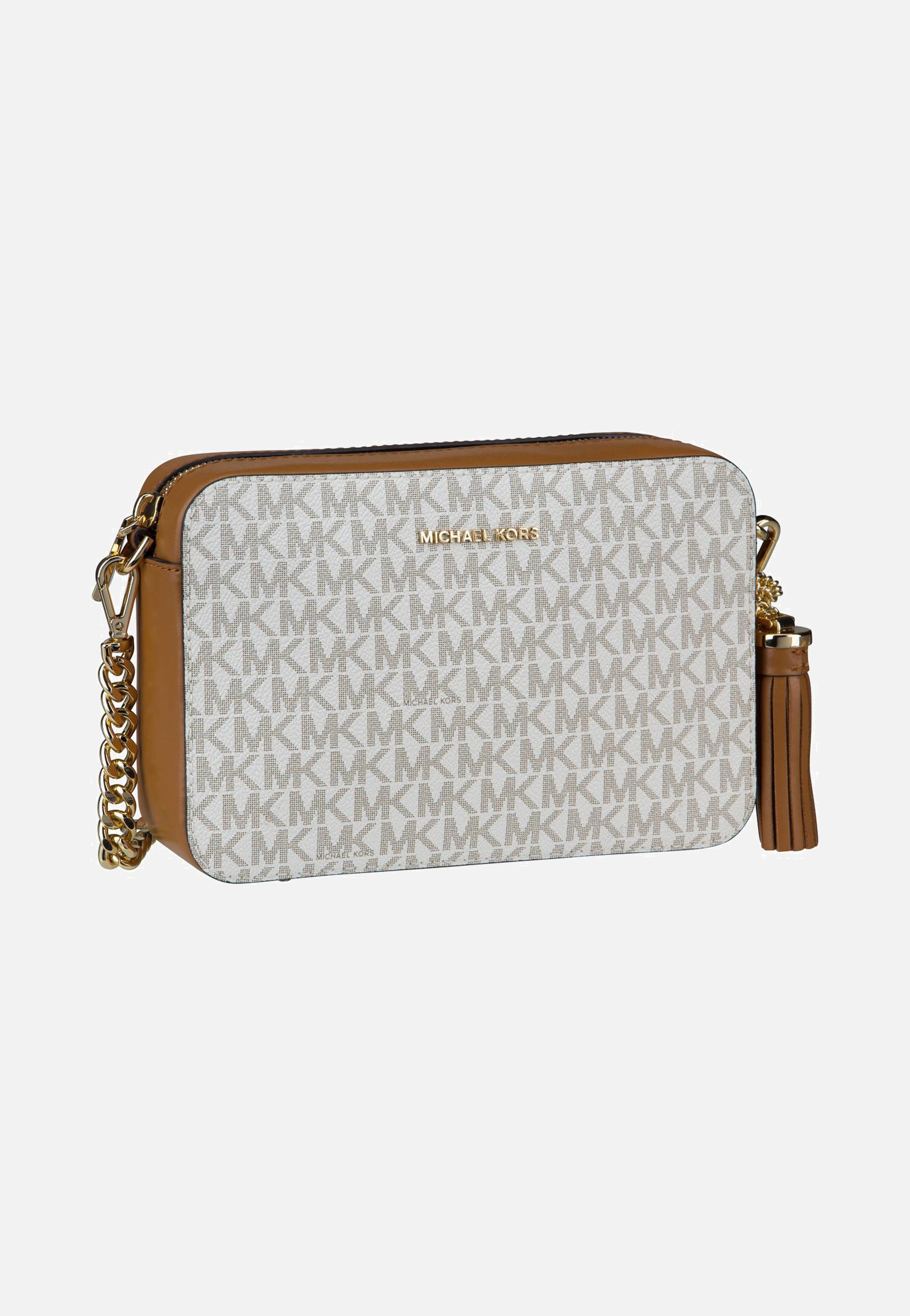 Jet Set Medium MK Signature Vanilla - Crossbody Bag
