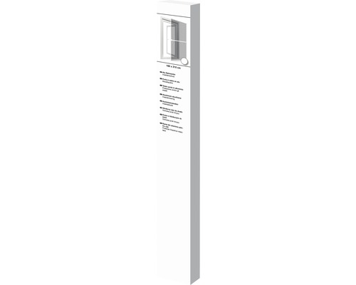 Hordeur, aluminium, wit, 100x215 cm