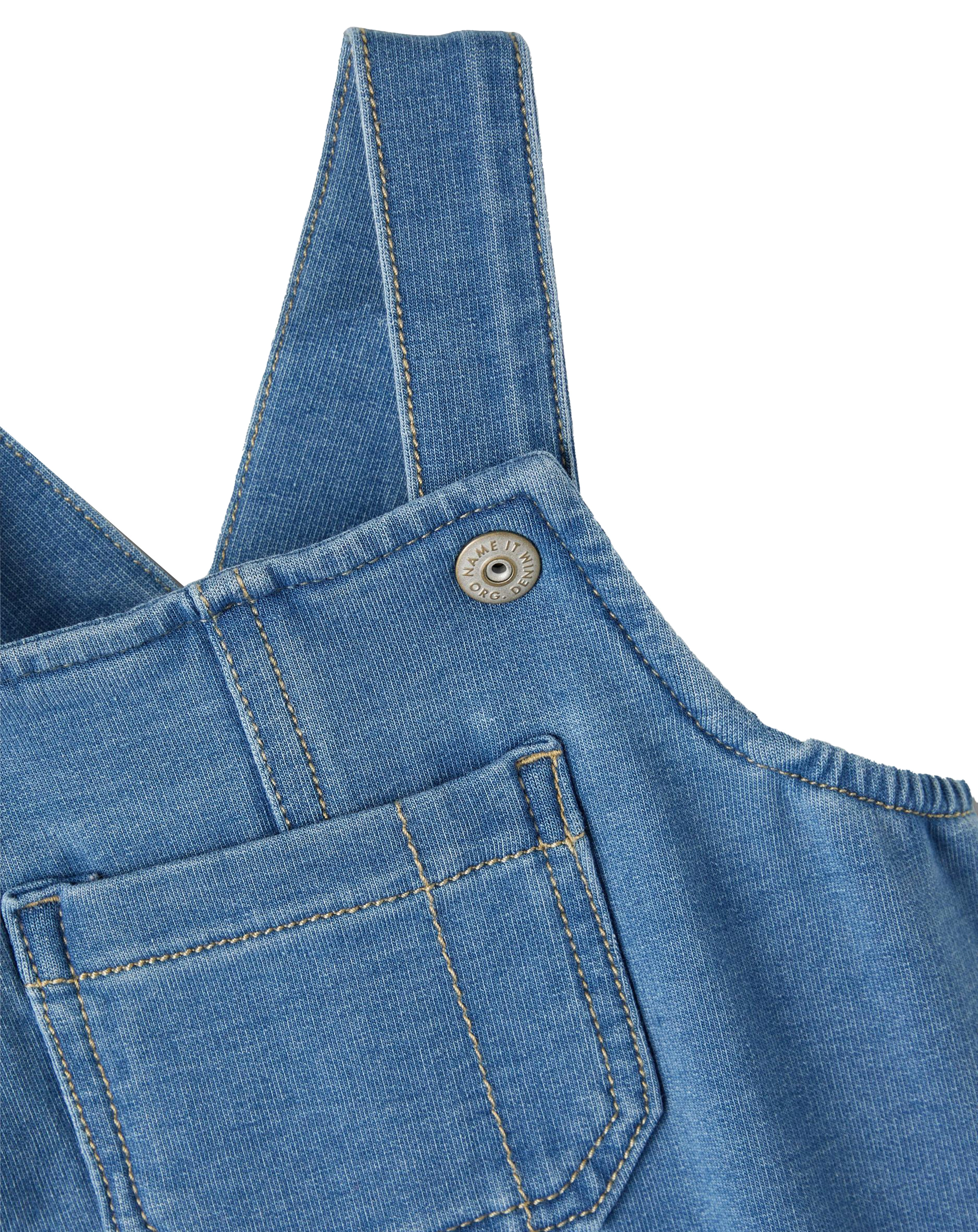 Jeans-Latzhose NBMBEN BAG in medium blue