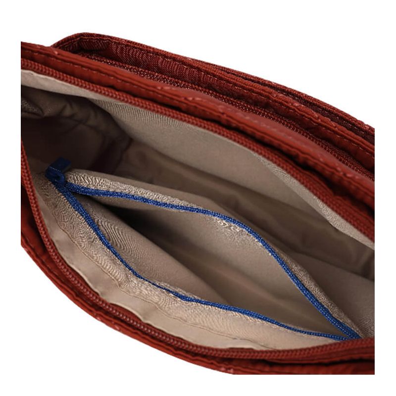 Sac bandoulière Orva 25,5 cm New Quilt Brandy Brown