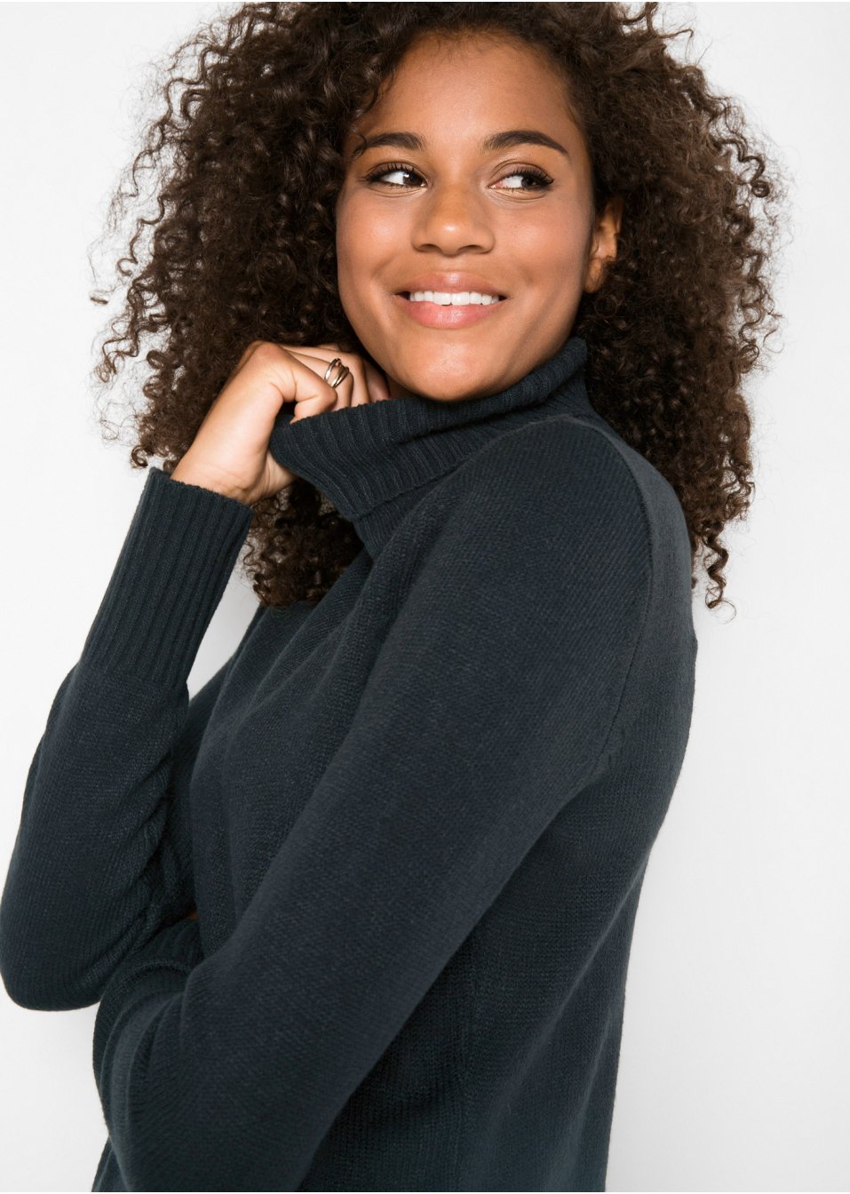 Pull à col roulé