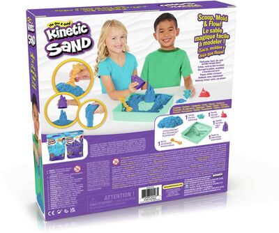 Kinetic Sand Lekesett Sandkasse Blå