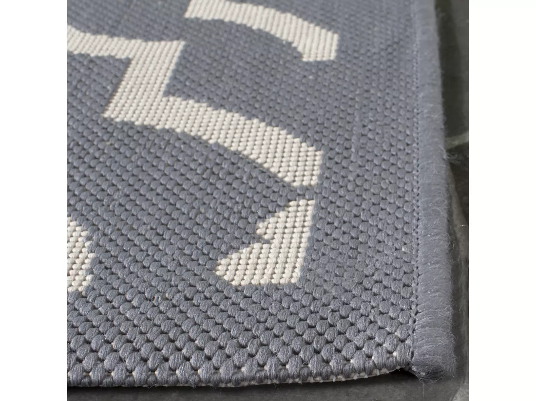 Tapis Anthracite & Beige 160 X 231 cm - Mykonos