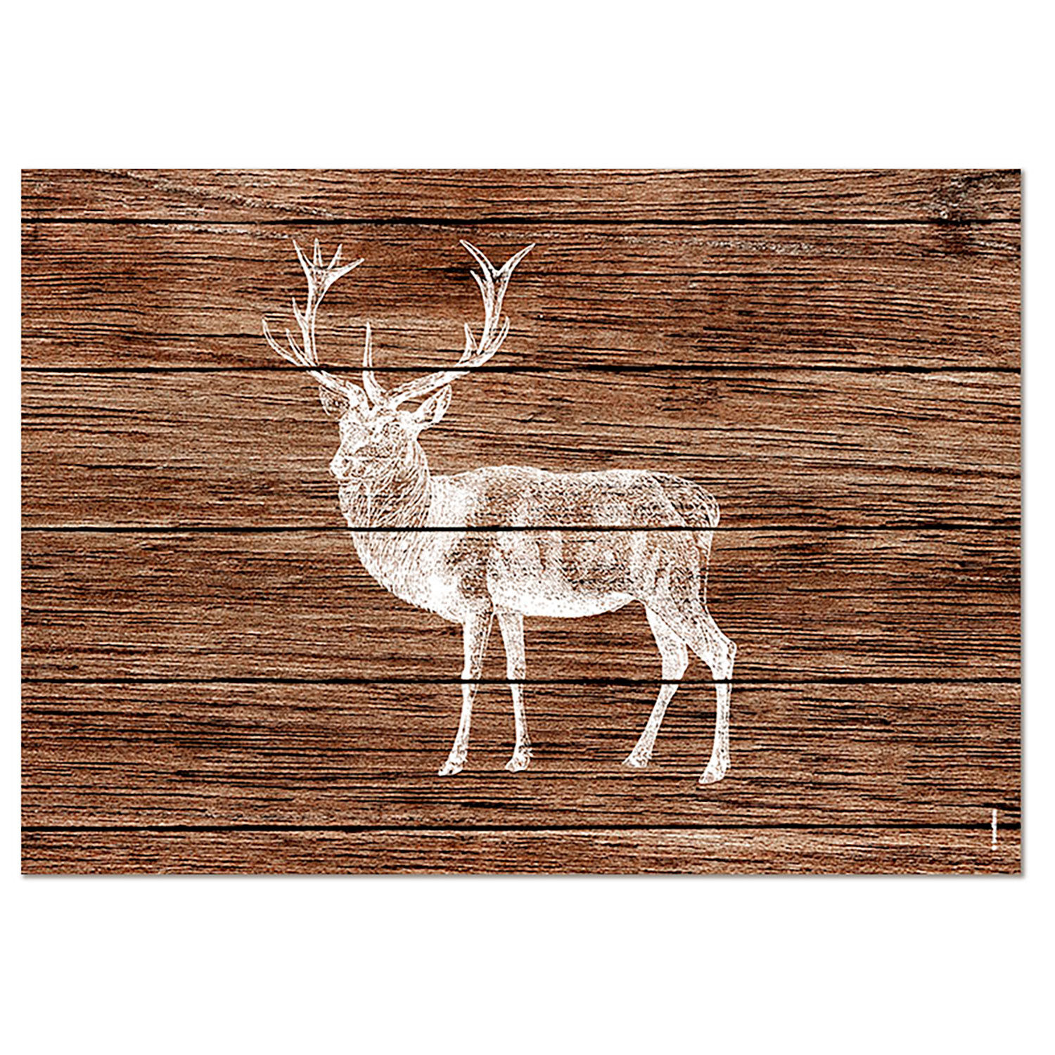 Papiertischset Deer Lodge