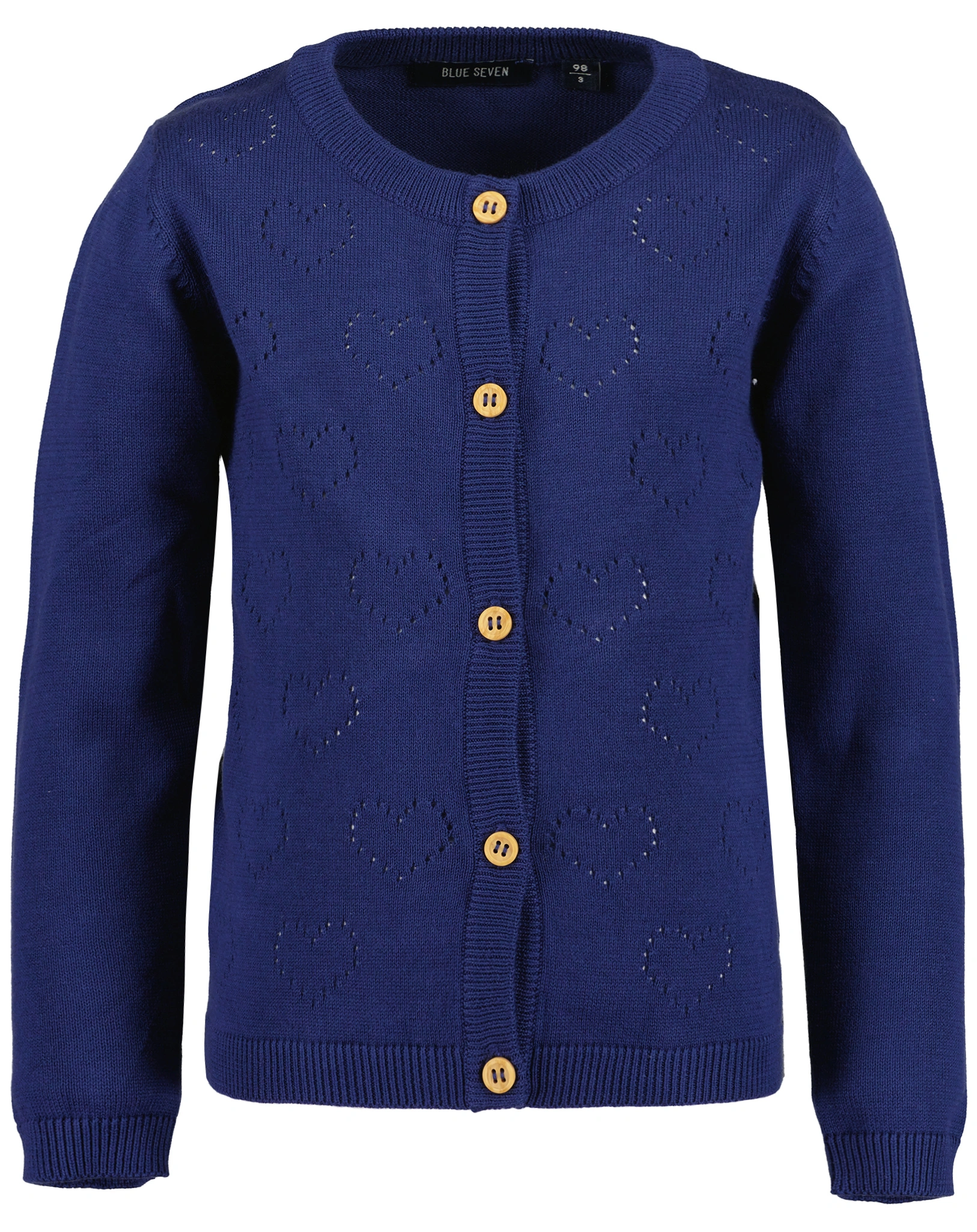 Strickjacke HERZEN in ultramarin