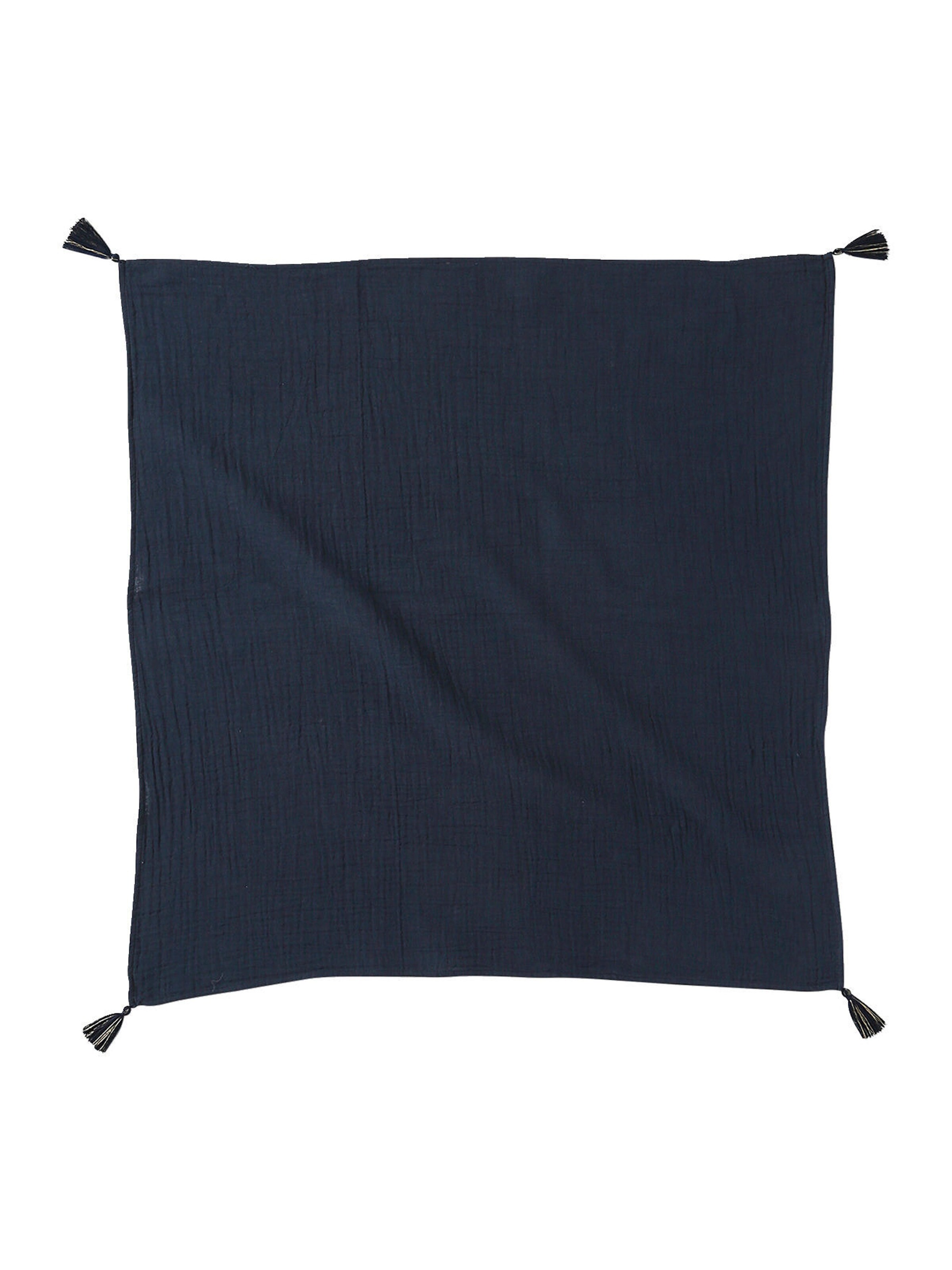 Vertbaudet Bio-Kollektion: Mädchen Halstuch mit Pompons marine