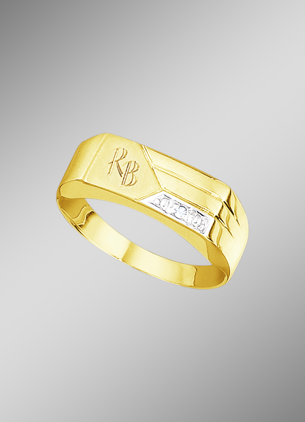 Erlesener Damenring mit Diamant