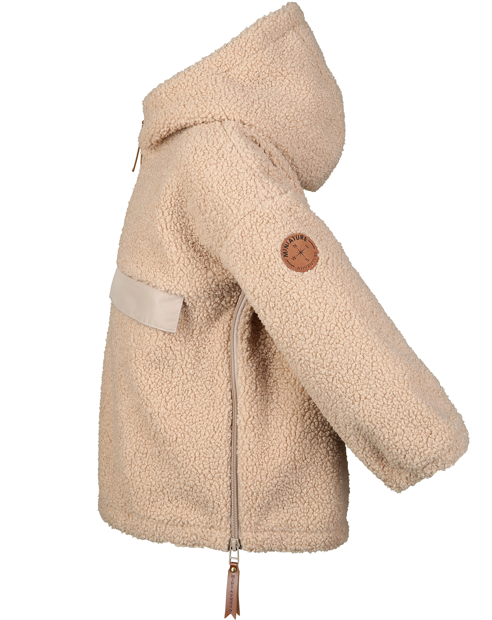 Teddyplüsch-Jacke MATARMAN in doeskind sand