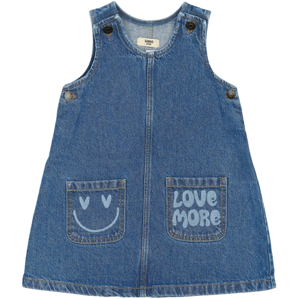 Køb THE NEW Siblings Medium Blue Denim Pida S_L Denim Kjole